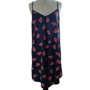 Bebop Watermelon Print Sleeveless Racer Back Dress